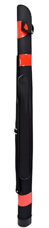 Copechilla Sac Canne a Peche 1.2m avec Ceinture d'épaule Fermeture latérale Poches latérales, Canne à pêche Base Souple en Plastique et Corde Suspendue,Canne à pêche et matériel de pêche