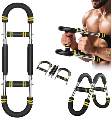 Twister Armtrainer, 31,8–50 kg, verstellbarer Unterarmstärker, Brustmuskel-Expander für Herren, Oberschenkel-Master-Trainer, Körperstärke, Fitnessgeräte, tragbarer Federwiderstand für