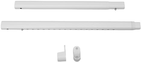 DIKACA Bastone Armadio Estensibile in Metallo con Supporto Sagomato per Appendere Vestiti Asta Robusta e Facile da Installare per Organizzatori Armadio e Appoggia Abiti Camera Letto