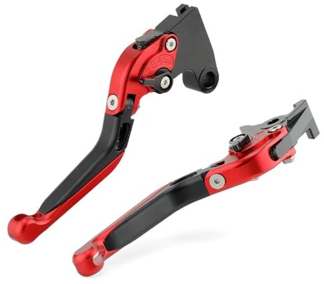 AURTLOI accessori Adatto per Trident 660 per Street 800 XC XCA XCX Kit di controllo leva freno frizione pieghevole ed estensibile moto(Red)