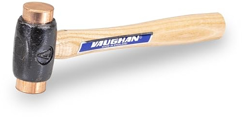 VAUGHAN Copper Face Hammer, Malleable Iron Head, Soft Face Hammer, C100, VN58008