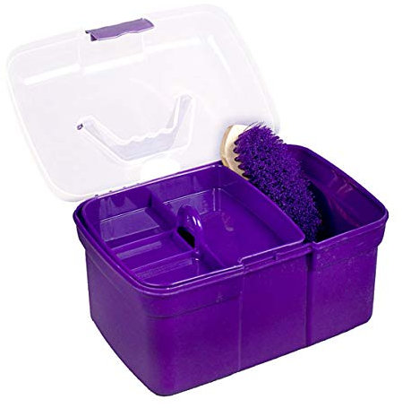 Horze Kinder Putzbox, Lila,