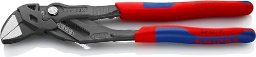 KNIPEX Tångnyckel Tång- och skruvnyckel i ett verktyg i SB-förpackning med flerkomponentsgrepp 250 mm, 86 02 250 SB