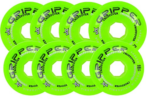 Labeda Rollhockey Rollen Gripper Crossover X-Soft 76A Grün 68/72 Youth Hilo