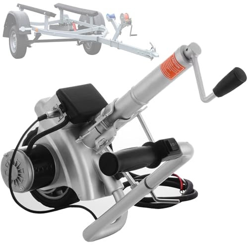 5000 lb elektrische motorisierte Stützräder, 12 V 350 W Caravan-Motor-Mover-Anhänger, Auto Brake Jack Dolly Boat Mover Jack Trailer Mover, Tragkraft 272 kg, Autozubehör for Anhängerkupplungen, Wohnmob