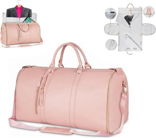 mzvoo packli Reisetasche,Travluxe Faltbare Reisetasche,Faltbare Reisetasche Handgepäck,Foldable Travel Bag,myflexibag Reisetasche,Reisetasche Damen,Faltbare Mit Schuhfach Wasserdichter Kleidersack