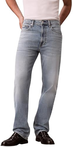Calvin Klein Vaqueros Hombre Shiloh Straight Fit, Azul (Shiloh), 38W/30L