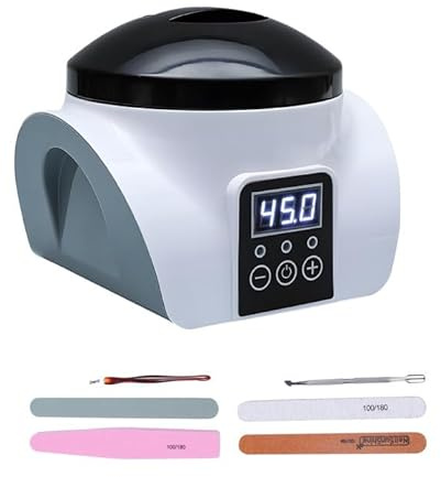 Elektrischer Nagellackentferner,Einstellbare Temperatur,Nagellack Entferner Maschine,Nailart-Handwaschschüssel,Maniküre Schüsseln mit Eckenfeile Fußpflege Nagelhautschieber Nagelbürste
