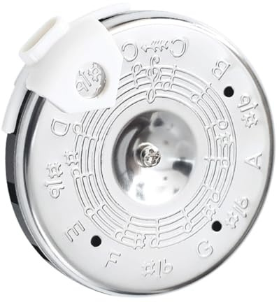 TEMPNAP Nützliches Stimmgerät für Gitarren und Violinen aus Abs und Zinklegierung mit Kreativem Design und Flexiblen Funktionen als Ohrtrainingstool für Chorleiter und A-cappella Gruppen