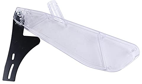 Capot de protection pour lame de scie circulaire de table en plastique avec collecte de poussière - 30,5 cm