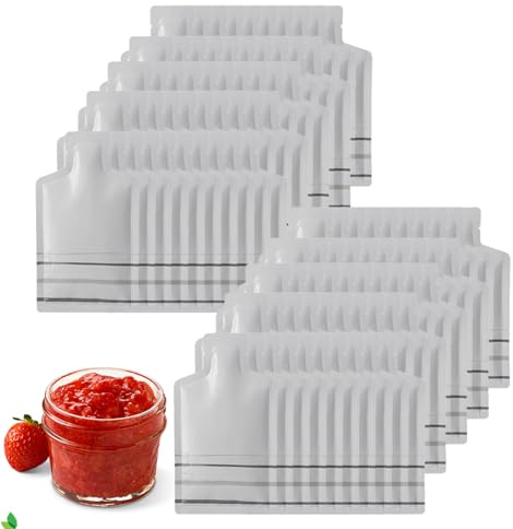 100 st termoförseglade foliepåsar i flaskform, läckagesäker design med schampoanvändning, resor utomhus med duschgel, förvaringstillbehör för shampoi, Material: Polyester, 5x11cm, Se beskrivningen