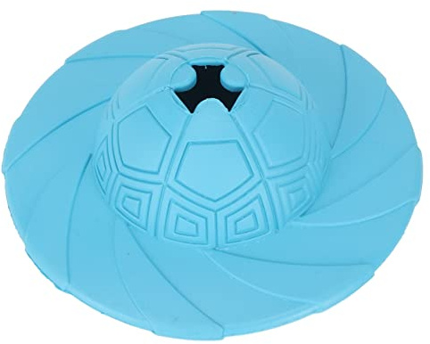 ZJchao Distributeur Interactif de Disques Volants pour Chiens, pour l'entraînement et la santé Bucco-Dentaire, avec Conception en Caoutchouc
