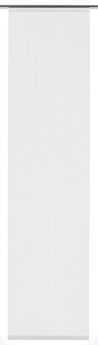 GARDINIA Panel Curtain (1 Piece), Sliding, Opaque, White Entry Fabric, 60 x 245 cm (WxH), 33185