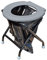 YACHTICON Mobile Klapptoilette grau