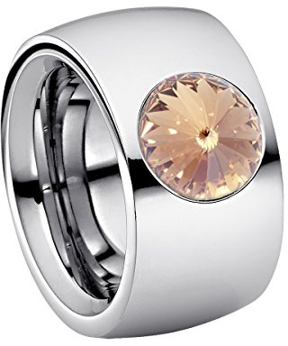Heideman Ring Damen Coma Silber Edelstahl mit Zirkonia weiß Gr.50-65 | Coma Cocktailring Silber, Edelstahl, großer Zirkonia-Kristall, eleganter Damenring, hautfreundlich & nickelfrei, Geschenkidee