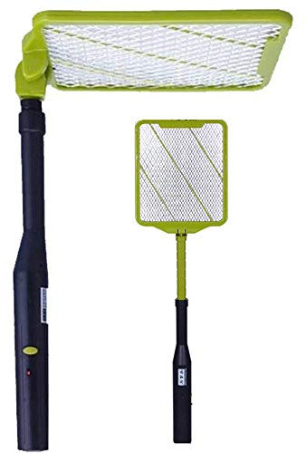 Li-cakus Tapette à Mouches électrique Tapette à moustiques Insectes Tueur Pliable et Extensible Raquette Destructeur d'insectes Tue-Mouches Moustiquaire pour Anti-Moustique M