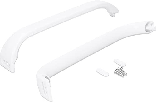 LUTH Premium Profi Parts - Juego de manijas para refrigerador y congelador | Compatible con las marcas Bosch Siemens Balay 00369542 369542