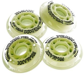 Instrike RX-Maxx Profi Mix 4 Pack 76A High Performance eXtra Grip Long Life Rollen Größe 68, 72, 76, 80, 84 mm