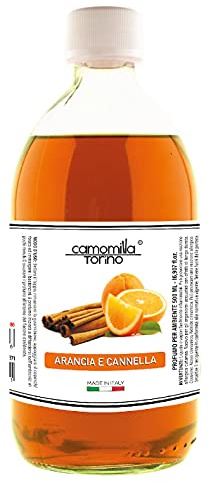Ricarica Diffusore per ambienti 1000 ml Camomilla Torino.Italy (arancia e cannella)