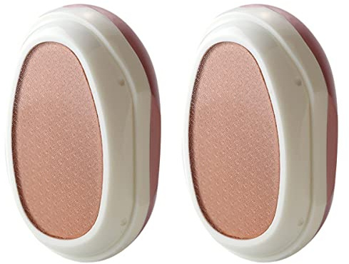 FRCOLOR 2stücke Nano-glas Fußpflegewerkzeug Exfolierendes Fußpeeling-tool Pumice-stein Für Abgestorbene Haut Tragbar Und Langlebig Gold Für Fußpflege Zu Hause