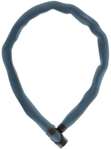 ABUS kedjelås IVERA Chain 7210 - Cykellås med mycket flexibel IvyTex syntetfiberbeläggning - ABUS säkerhetsnivå 8 - 110 cm - Färg: Antracit