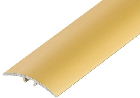 CEZAR Barra per davanzale in alluminio, 37 x 1860 mm, colore: oro