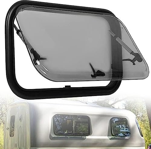FANYING Klappfenster, Seitenfenster, Wohnmobil-Fenster, Wohnmobil-Klappfenster, externes Schiebefenster, Wohnwagen-Seitenfenster, Wohnmobil-Fenster, Wohnmobil-Fenster für Wohnwagen,600 * 350mm