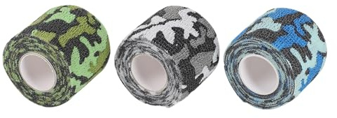 BCOATH -pack Elastische Tarnbinde aus Vliesstoff für 3 Stück-pack Sport Hautschonend Leicht Abziehbar für Arm und Körper
