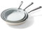 Cookersway Juego de sartenes de cerámica antiadherente, sartén de cerámica, 20, 24, 28 cm, juego de sartenes de cerámica para inducción, sin Ptfe