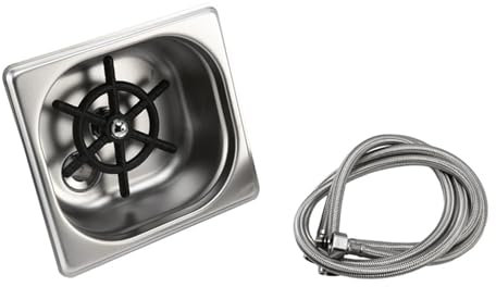 TUBBEK Lavadora de Tazas, Lavadora de Tazas automática de Acero Inoxidable, enjuagadora de Limpieza de Vidrio, enjuagadora de Barra, enjuagadora de Vidrio, Accesorios for Fregadero de Cocina