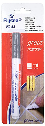 Penfea Tile Filler Marker 5ML Marker Grout Grout Restorer Pen Tools & Improvement Drywall Patch Self Adhesive (Grey, One Size)
