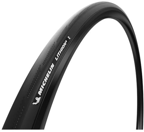 MICHELIN Cop.M 700x23 (23-622) LITHION 4 Nero PIEG. Pneumatico, Negro, Talla única