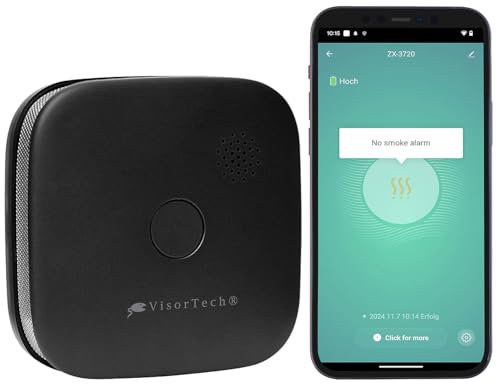 Détecteur de fumée connecté RWM-190.app [VisorTech]