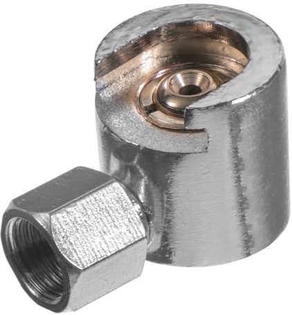 Ciieeo Adaptador de Grifo a Manguera Tapa de Grasa de Cabeza de Botón, Acoplador de Grasa, Conexión Segura y Reemplazo Fácil para Engrasador