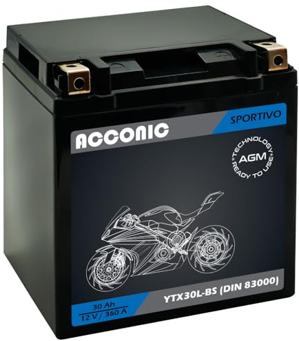 ACCONIC Sportivo AGM (YTX30L-BS)