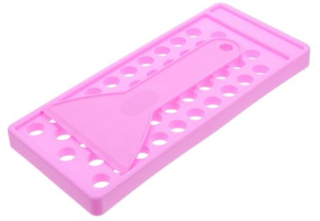 MOTHNUR Lip Balm Tray und Spatel PP Lippenbalsam Formschale Langlebig und Bpa frei für DIY Lippenpflege Einfache Anwendung Tragbar Geeignet für Lippenstift und Lippenbalsam Herstellung