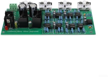 Crossover electrónico de 3 vías con filtro Linkwitz-Riley para audio HiFi - Frecuencia de separación ajustable de 6 canales, salida de 6 canales, construcción de altavoces DIY 173 x 79 mm