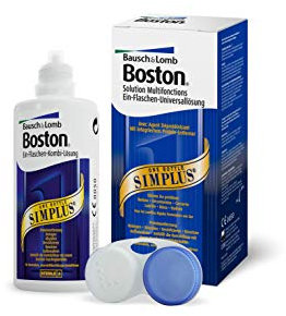 Bausch und Lomb Kontaktlinsenflüssigkeit - Boston Simplus Kontaktlinsenreiniger für harte Kontaktlinsen 1 x 120 ml