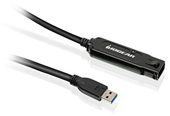 IOGEAR USB 3.0 BoostLinq Active 33Ft Extension Cable - Type A (M) to A (F) - Daisy Chain Up To 5 - Transfer Rates Up To 5Gbps - Plug n Play - GUE310