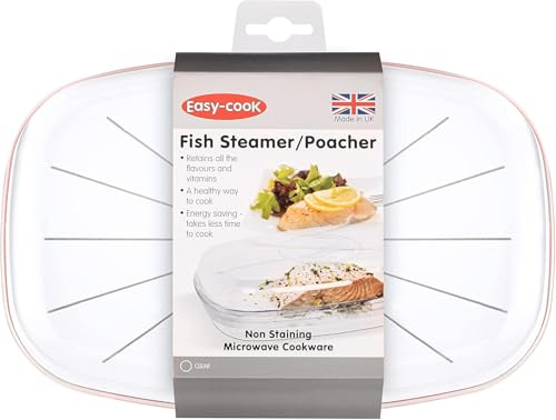 Easycook Forno a microonde Pesce Streamer/bracconiere, policlicarbonato, 270 mm