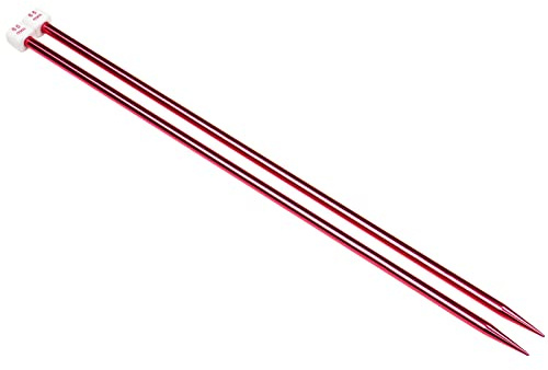 Coopay Stricknadeln 6,5 mm, 35 cm Lang Stricknadel aus Metall für Professionelle Stricker, Leichte Aluminium Stricknadeln für Arthritische Hände, Lange Nadeln für Pullover, Decken, Große Projekte | Leichte Stricknadeln für arthritische Hände, glatte Aluminiumnadel, einspitzige lange Nadeln für große Projekte