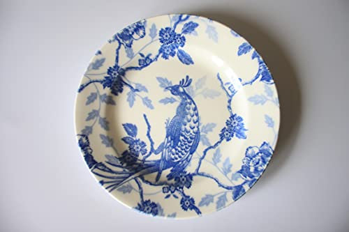 Churchill China Queens KUJAKU - Piatto da insalata Chelsea blu e bianco, 20 cm