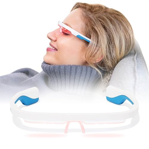 AYO: Lunettes de luminothérapie bleue de qualité supérieure | Améliorez le sommeil, boostez l’énergie, améliorez l’humeur | Lampe de luminothérapie portable