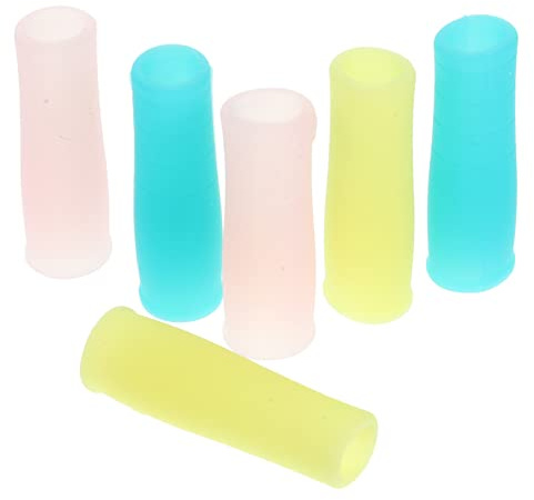 Beavorty Manicotto per Forbici e Pinzette in Silicone 12 Pezzi Protezione per Punta Strumenti Manicure Portatile per Uso Professionale e Scuola Estetica