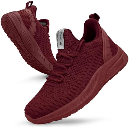 Feethit Sneakers Donna Scarpe da Ginnastica Donna Traspiranti Fitness | Rete Elastica, Ammortizzazione Duratura, Corsa, Camminata, Tempo Libero, Bassa