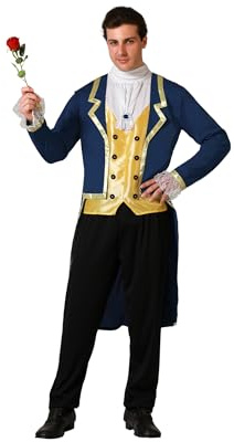 Atosa Disfraz Príncipe Azul Imagen Elegante Y Noble Personaje De Cuento De Hadas Estatus Real Vestuario Traje Realeza Corte Castillo Medievales Fantasía Caballero Galante