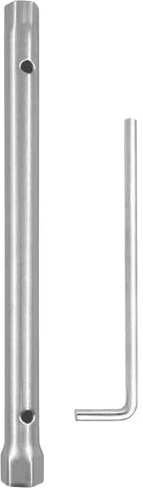JinPhon Clé à Bougie Longue 30cm Double Embout 16/21mm Douille d'Allumage avec T-Bar pour Démontage et Entretien des Bougies d'Allumage Profondes Auto/Moto