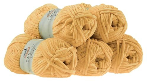 500g Chenille-Wolle Samet Soft 39 Farben Chenille-Strickgarn Samtwolle Strickwolle