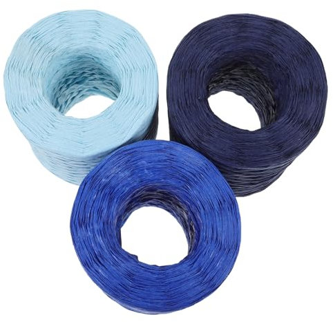 CORHAD 3rollen Bastbänder Bastband Zum Geschenkverpacken Dekoband Bastschnur Papierband Für Diy-projekte Und Blumenstraußdekorationen