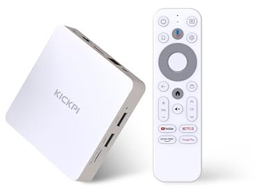 Android 11.0 TV Box, Android Box 2GB RAM 32GB ROM, S905Y4 Quad-Core 4K HDR Android TV Box, Voice Assistente, 100M Ethernet WiFi Dual Band Bluetooth 5.0 Box TV intelligente